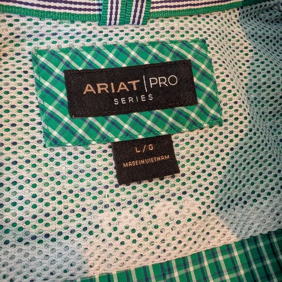 ARIAT Pro Series Button Up Western Shirt Size Large - Picture 3 of 6
